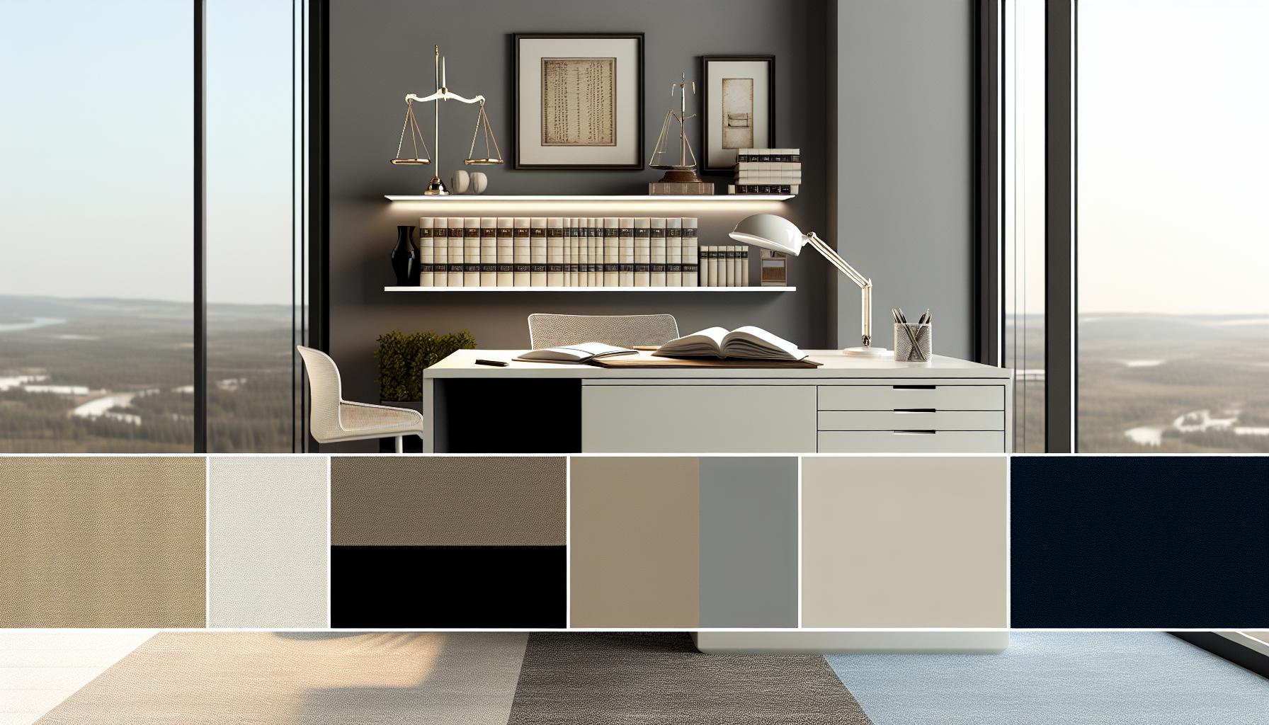 Como Decorar Un Despacho De Abogados: Ideas Profesionales Y Acogedoras 2 Cómo elegir colores apropiados para un despacho de abogados