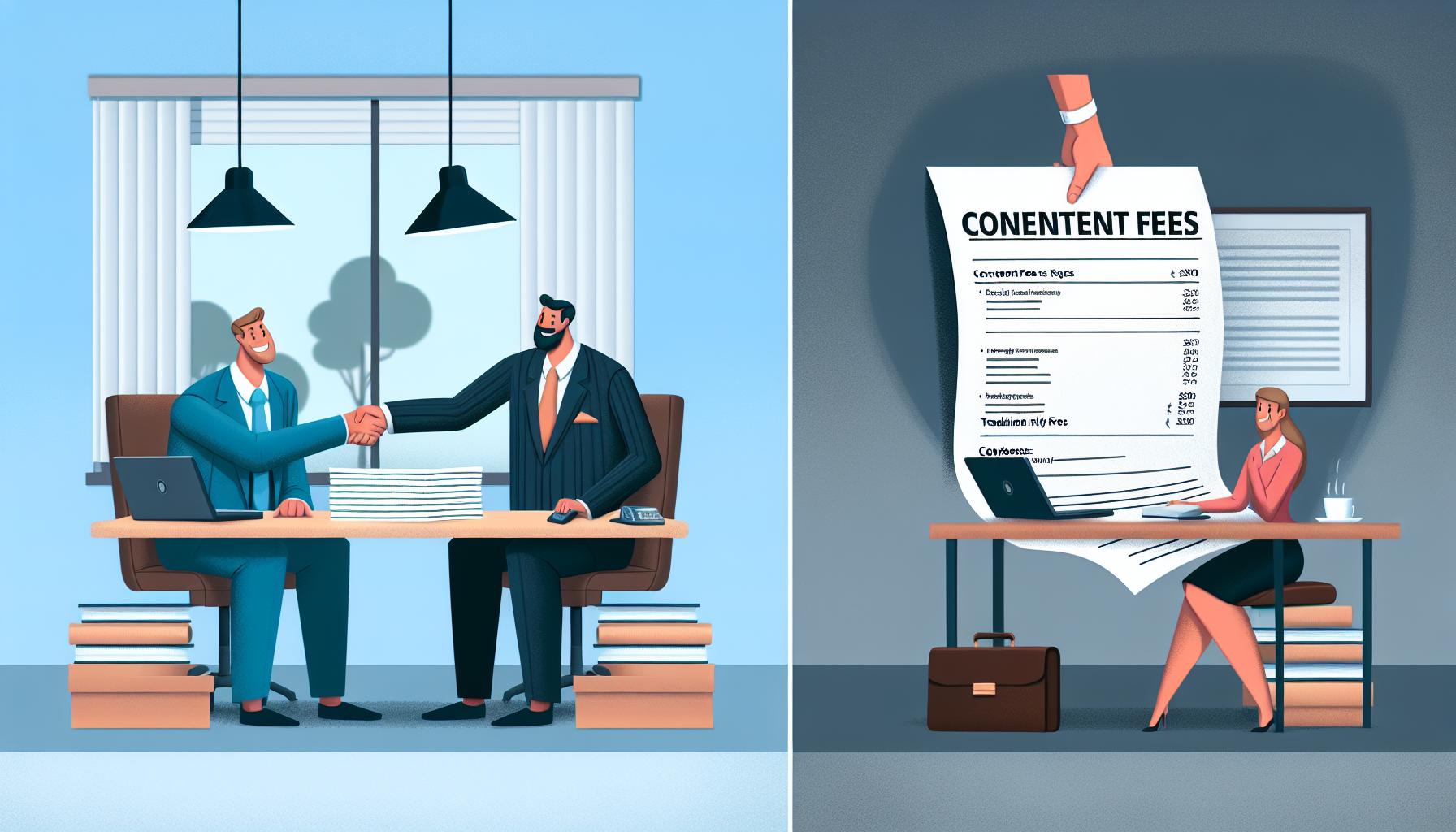 Comparativa: Honorarios Contingentes vs. Honorarios Tradicionales