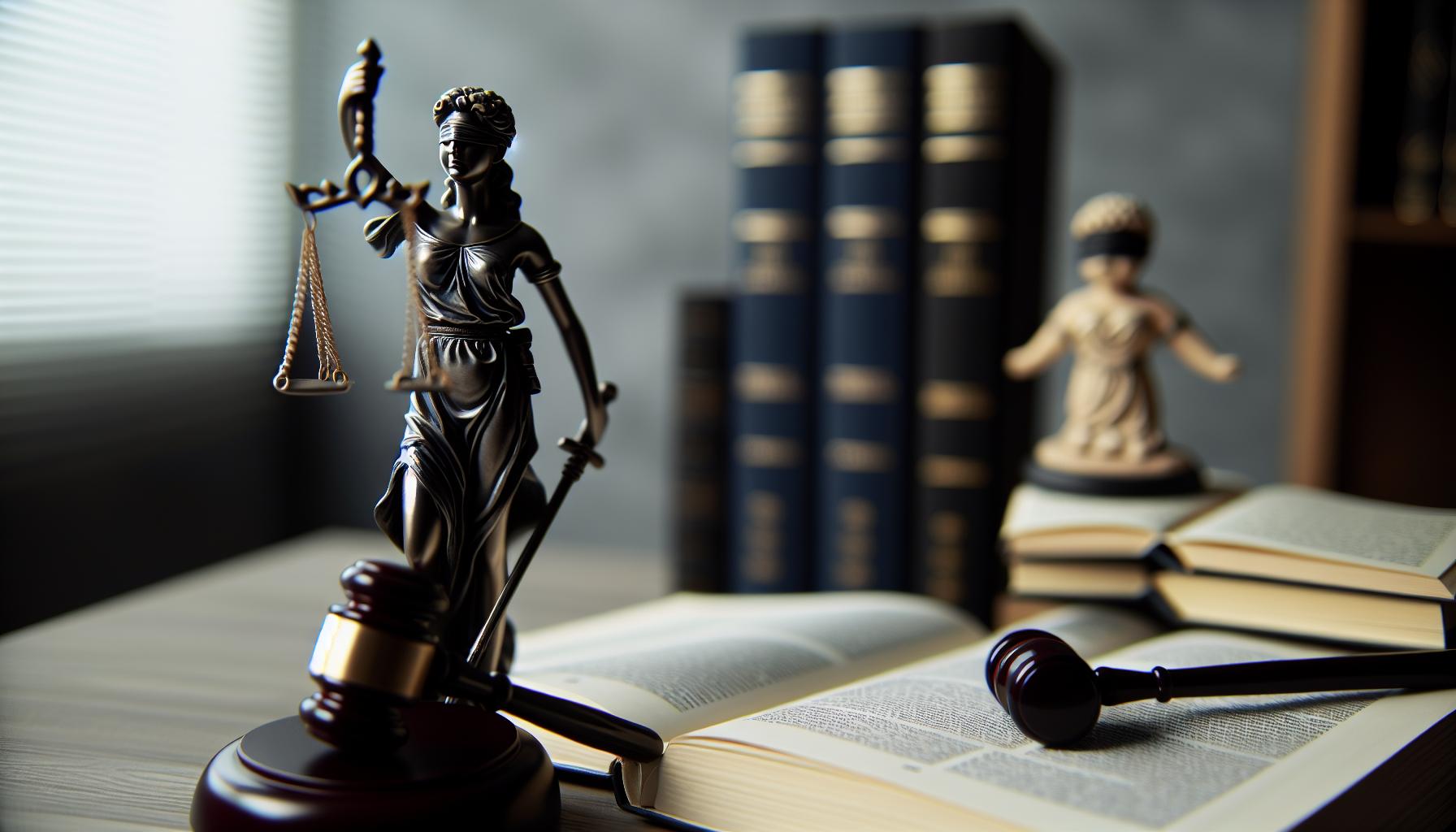 Elementos iconográficos del símbolo de los abogados