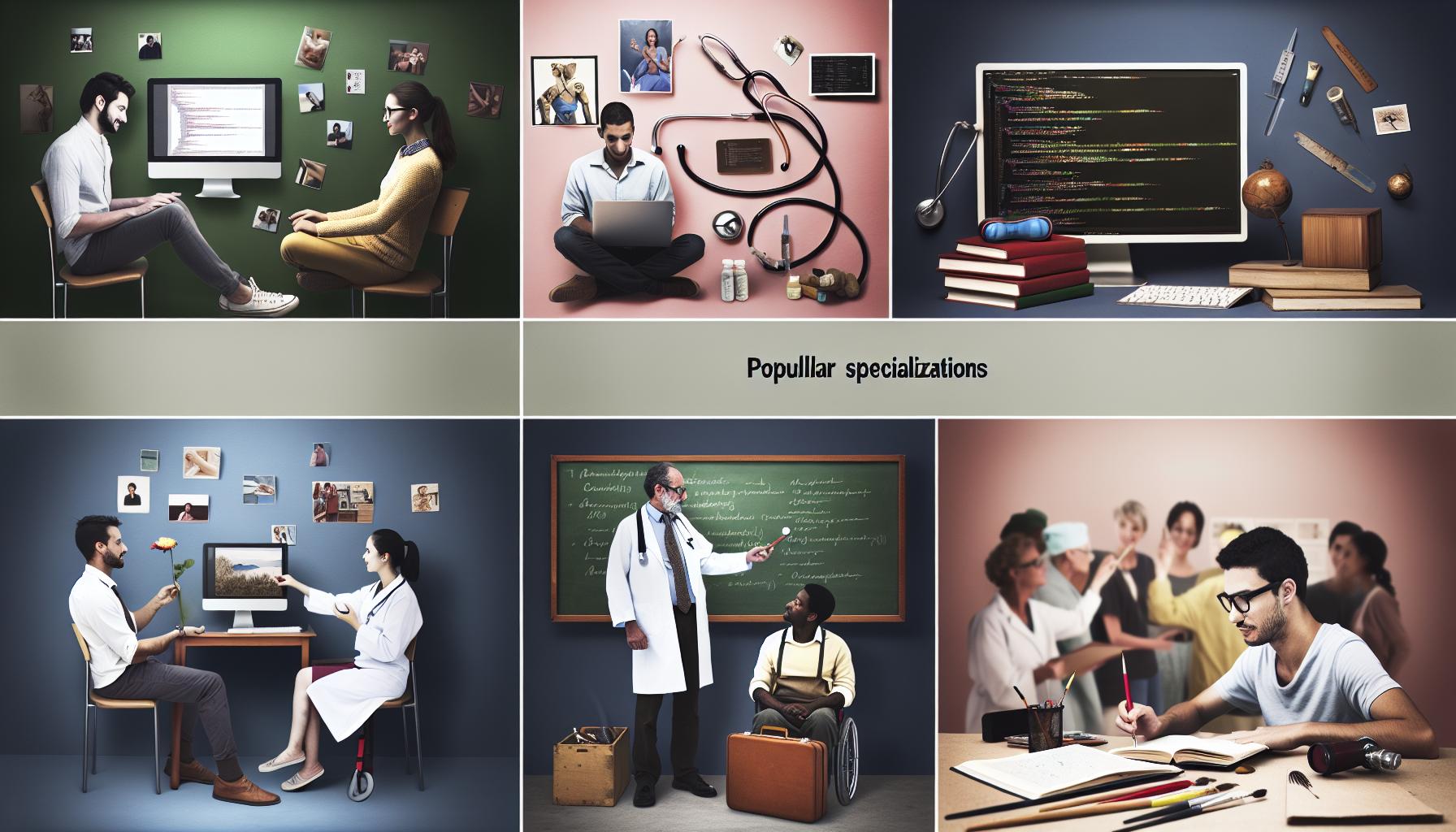 Áreas de Especialización Más Populares