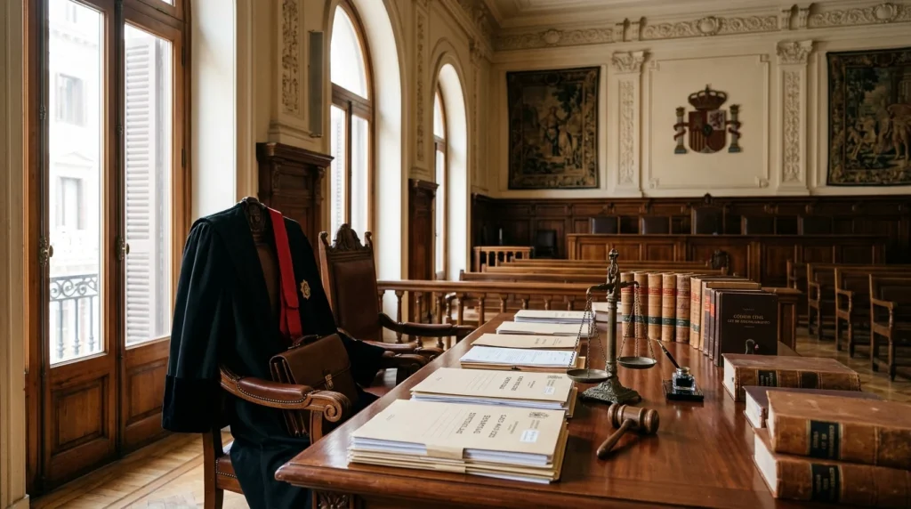 Diferencia entre letrado y abogado en derecho español toga y estrados